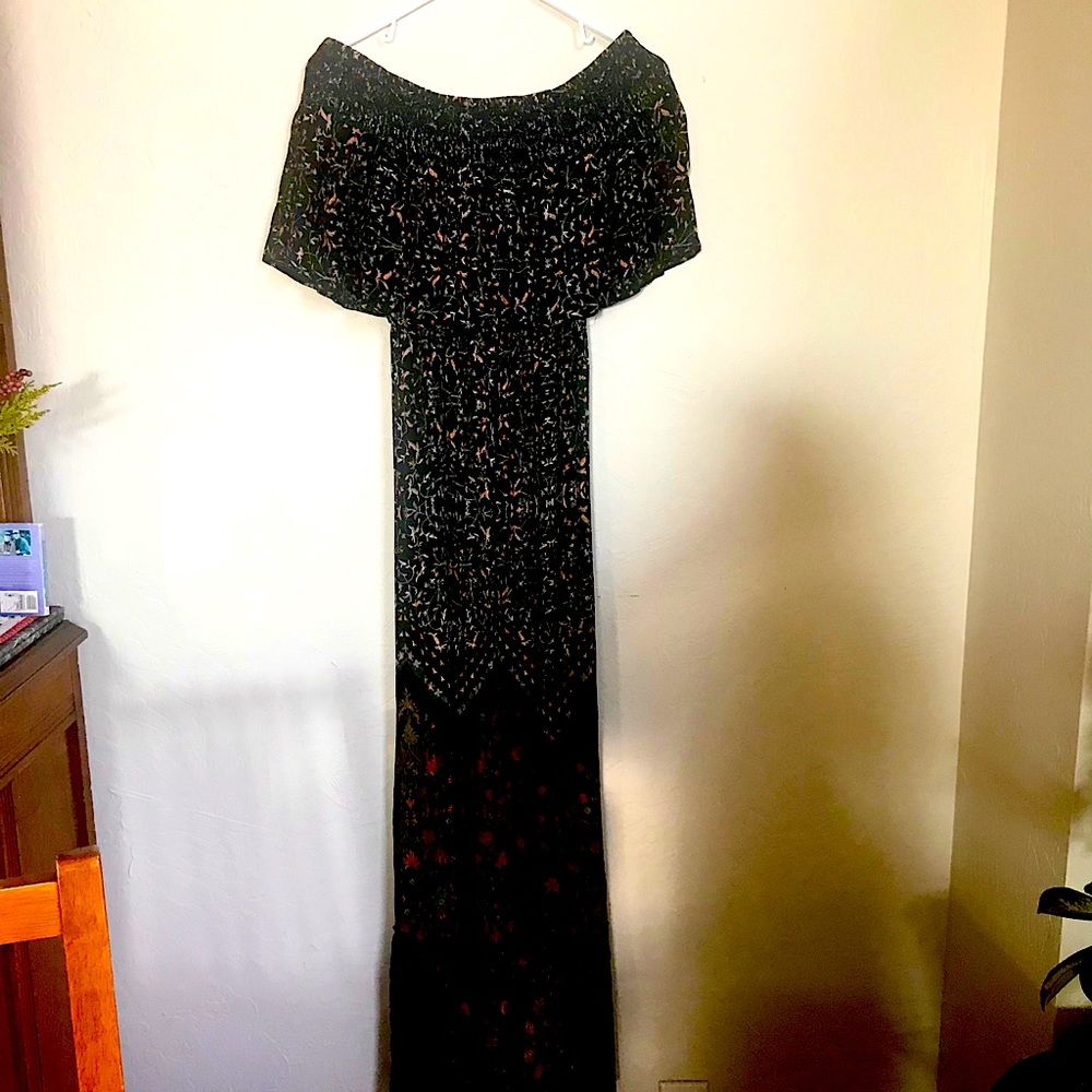 Altar’d State Black Off the Shoulder Dress